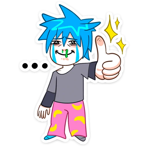 Sticker kisselok_vk - 1