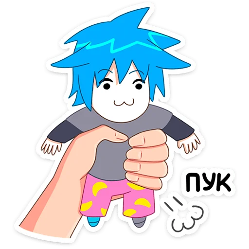 Sticker kisselok_vk - 1