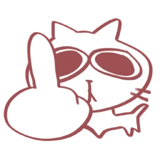 Стикер кися - 11