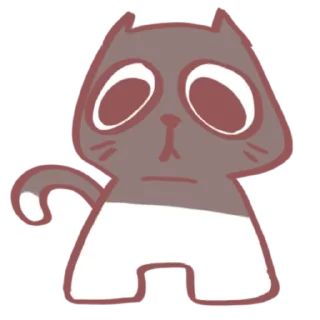 Стикер кися - 4