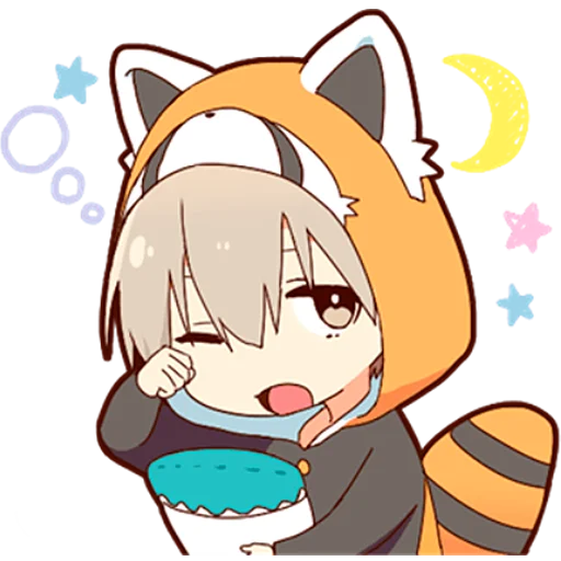Sticker Китсуне-кун @nyasticks - 4