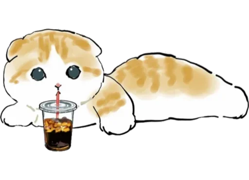 sketch cartoon soft drink