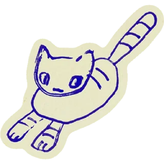 Sticker [ котеки ] - 9