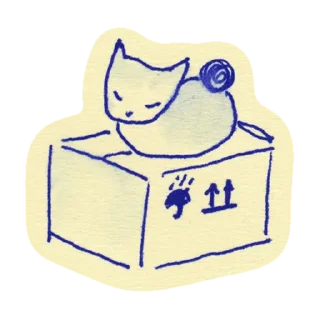 Sticker [ котеки ] - 3