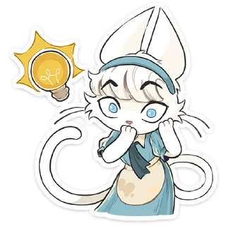 Sticker Кошечка Мия :: @stickroom - 1