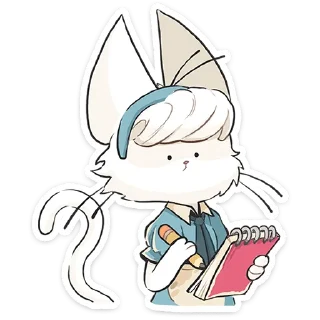 Sticker Кошечка Мия :: @stickroom - 10