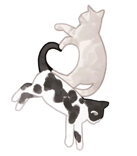 Sticker kittysvlkcat - 1
