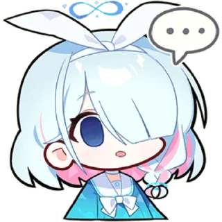 Стикер 基沃托斯也在用 by BlueArchiveCN - 7