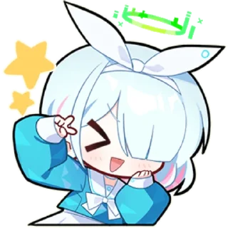 Стикер 基沃托斯也在用 by BlueArchiveCN - 2