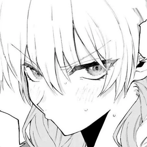 эскиз аниме иллюстрация