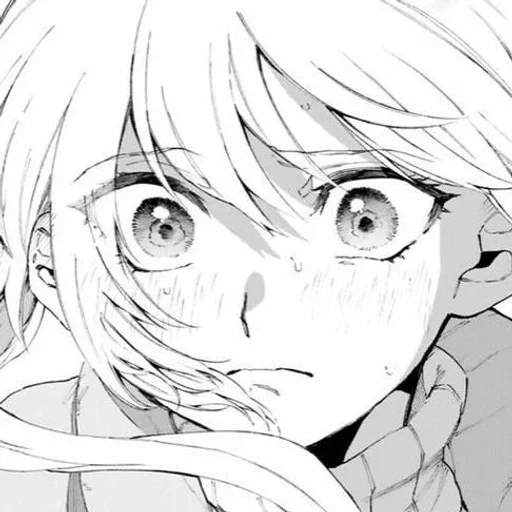 эскиз аниме иллюстрация