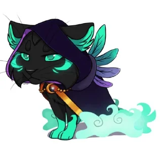 Стикер кастел кетс чиби @Femoji - 1