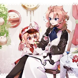 Sticker 𐌺𐌡И & А𐌡ЬБЕД𐌏  •  @fordgenshin - 9