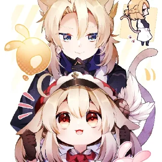 Sticker 𐌺𐌡И & А𐌡ЬБЕД𐌏  •  @fordgenshin - 7