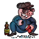 Sticker Арбитражный Свин KMA.biz - 3