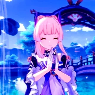 Стикер рыбка моя @genshinbyevico - 4