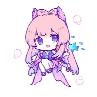 Стикер рыбка моя @genshinbyevico - 11