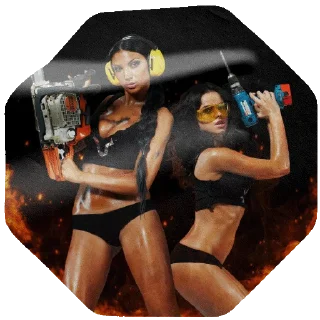 Стикер Набор колбасёра - 5