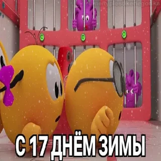 Sticker Колобанга Дни Зимы @typiestikeriegorika - 7