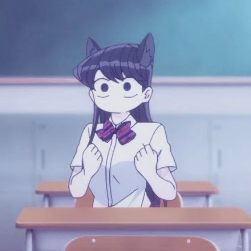 Sticker komi-san ! ♡ @bluberxc :: @fStikBot - 3