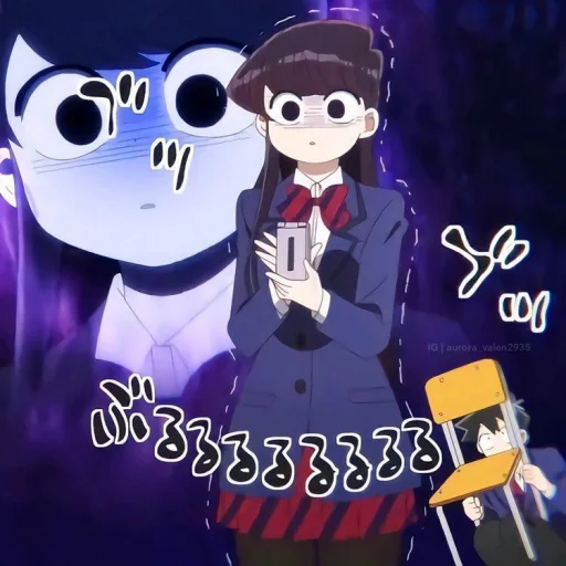 Стикер komi @stickerspackanime - 9
