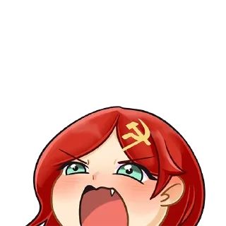 Sticker Коммунизм Тян - @stikersR34 - 5