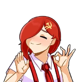 Sticker Коммунизм Тян - @stikersR34 - 0