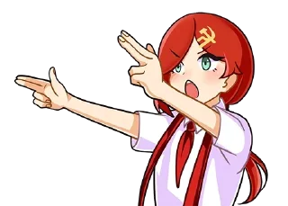 Sticker Коммунизм Тян - @stikersR34 - 1