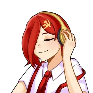 Sticker Коммунизм Тян - @stikersR34 - 3