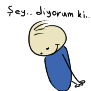 Стикер Qonşu - Komşu - 2