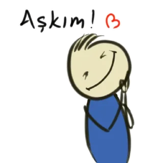 Стикер Qonşu - Komşu - 4