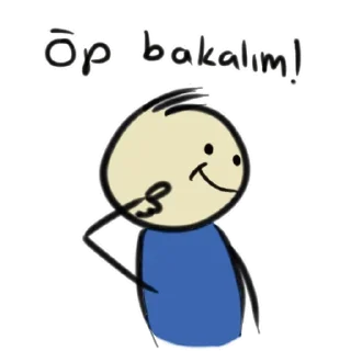 Стикер Qonşu - Komşu - 8