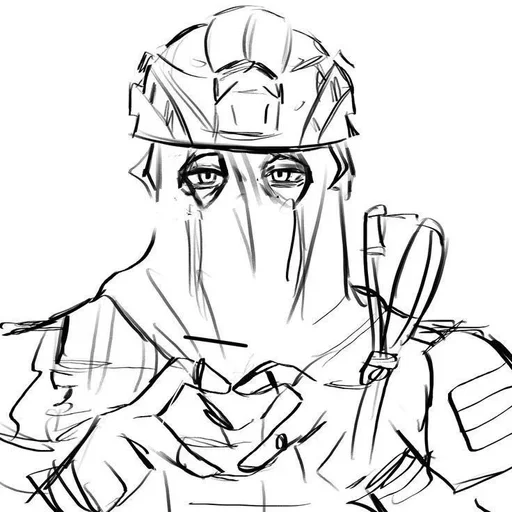 sketch line art drawing