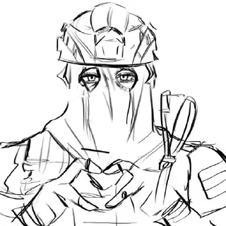 sketch line art drawing