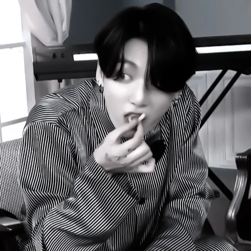 person human face black and white