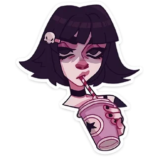 Стикер Кортни ⇾ ❲ @moleboroda ❳ - 6