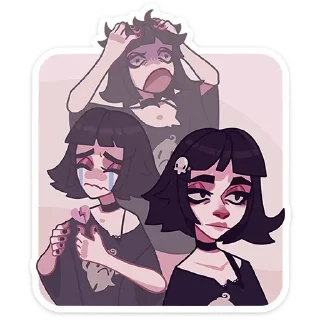 Стикер Кортни ⇾ ❲ @moleboroda ❳ - 3