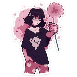 Стикер Кортни ⇾ ❲ @moleboroda ❳ - 4