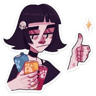 Стикер Кортни ⇾ ❲ @moleboroda ❳ - 11