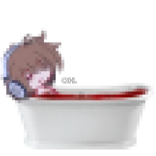 Sticker денис спит в коробке - 2