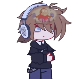 Sticker денис спит в коробке - 0