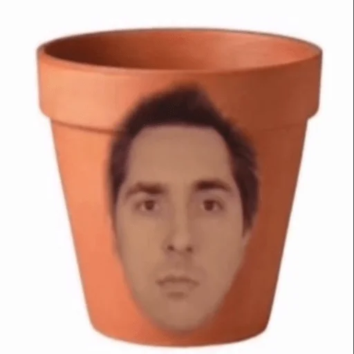 human face tableware cup