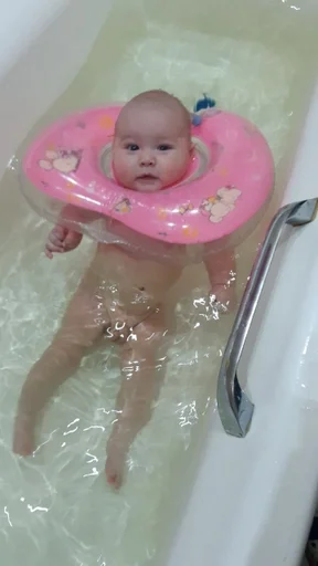 human face bathing bathtub