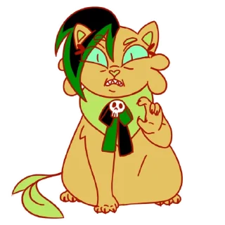 Sticker Дынька - 3