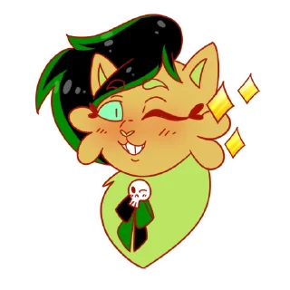 Sticker Дынька - 1