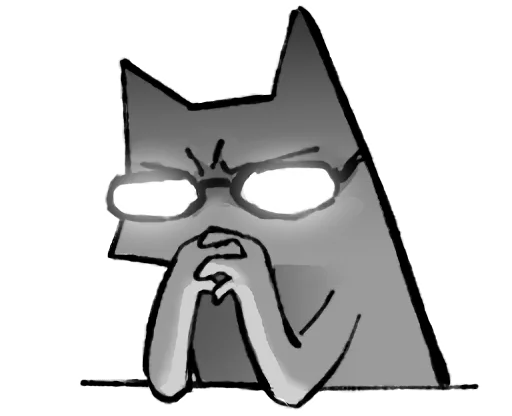 мультфильм эскиз очки