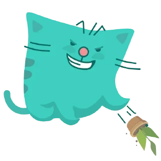 Sticker Smart Cat @stickersb2b - 6