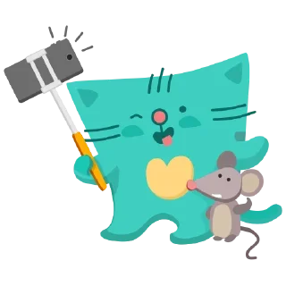 Sticker Smart Cat @stickersb2b - 7