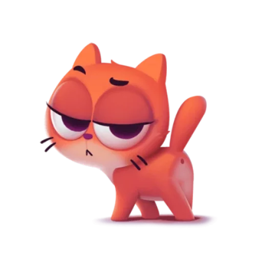 Sticker котёнок Таффи - 3