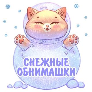 Sticker Котики и фразочки @kotiki_i_frazochki Новый Год - 5
